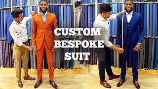 Two Custom Tailored Bespoke Suits Made in Bangkok Thailand 🇹🇭 Start to Finish [upl. by Allred]