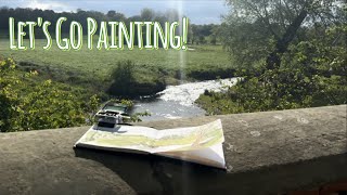 Sketching At Golding Estate In Hertfordshire A Fast And Fun Plein Air Adventure [upl. by Acirrej640]