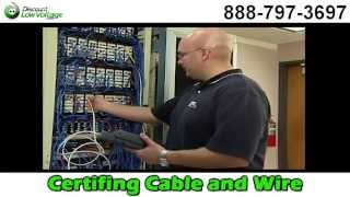 How to Certify Test Cat5e Cat6 and Cat6A Cable [upl. by Zoldi]