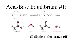 AcidsBase Equilibrium 1 Definitions Conjugates pH AP Chemistry Unit 81 [upl. by Ribble984]