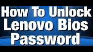 Lenovo Bios Password Unlock Karna Sikhen [upl. by Kumagai]