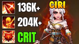 Can I Convince You To Build Fire Ciri  Summoners War [upl. by Ahsrats]