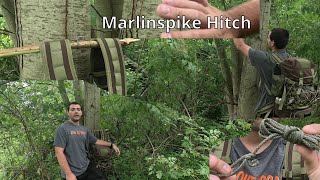 Master The Marlinspike Hitch Bag Hang Hack In The Woods [upl. by Goth]