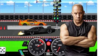 pixel car racer  Build Fast and Furious Dominic Torettos Dodge Charger 1970  Ethanol Engines [upl. by Sgninnej]