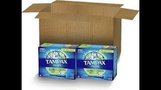 Tampax Pearl Tampons With Leakguard Braid [upl. by Karena]