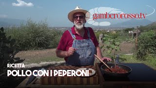 POLLO CON I PEPERONI  Giorgione orto e cucina [upl. by Brockie558]