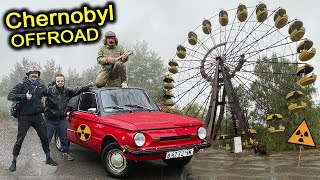 We broke into Pripyat on the STALKER ZAPOROZHETS 😱 Car chase in the Chernobyl forest 👍 [upl. by Nnyllatsyrc]