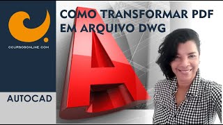 COMO TRANSFORMAR PDF EM ARQUIVO DWG autocad cursoautocad [upl. by Hultgren]