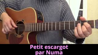 Petit escargot Chanson pour enfants à la guitare [upl. by Bloem]