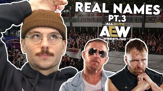 Guess the AEW Wrestler by Their Real Name Part 3 [upl. by Akim491]