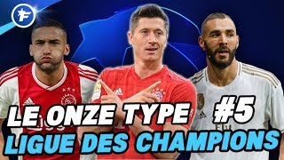 Le onze type de la Ligue des Champions 5 [upl. by Annahvas]