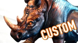 CUSTOM RHINO STATUE ART [upl. by Losyram]