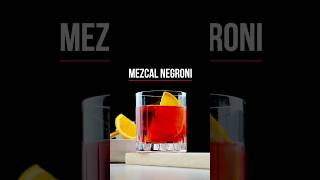 Mezcal Negroni negroni cocktails drink bar recipe mezcal [upl. by Anawd634]