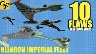 10 Flaws KLINGON IMPERIAL FLEET Star Trek [upl. by Shelba403]