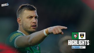 Highlights Leicester Tigers v Northampton Saints  Gallagher Premiership 2425 Round 4 [upl. by Widera6]