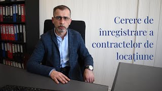 Modelul de completare a cererii de înregistrare a contractului de locațiune  C168 [upl. by Ecnerolf]