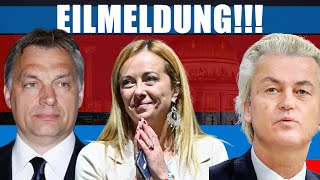 Viktor Orbán Giorgia Meloni und Geert Wilders Die EUKommission ist das Epizentrum der Korruption [upl. by Warner]