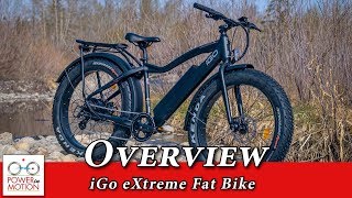 iGo Extreme Fat Bike overview  Calgary Alberta  Edmonton  Electric bike Calgary  eBike Calgary [upl. by Barbee]