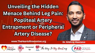 A Hidden Menace Behind Leg Pain Popliteal Artery Entrapment or Peripheral Artery Disease [upl. by Soma]