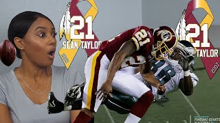 New NFL Sports Fan Reacts to Sean Taylor Football Highlights [upl. by Garges]