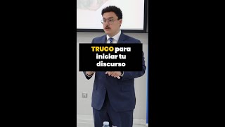 Truco para iniciar tu discurso  Hablar en público [upl. by Kaya]