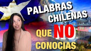 10 PALABRAS CHILENAS que NO CONOCÍAS por una ESPAÑOLA  Gemma Tebar [upl. by Colt]