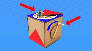 An original way to save moneyMoneyboxcarousel with a secret from cardboard with your own hands [upl. by Horwitz]