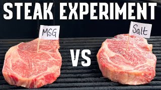 I tested MSG on steak to see if its better than SALT [upl. by Assitruc]