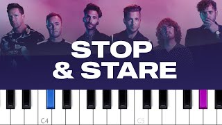 OneRepublic  Stop And Stare piano tutorial [upl. by Liane]