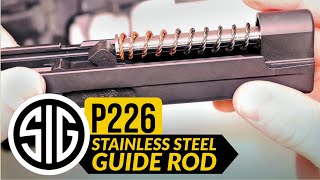 Sig Sauer P226 Stainless Steel Guide Rod  Sig Sauer P226 Accessories by MCARBO [upl. by Sayles599]