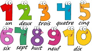 French Lesson 17  NUMBERS 110  Learn French  The French Minute [upl. by Bolte398]