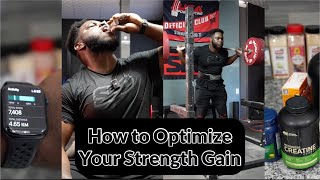 Everything I do to Optimize My Strength Gain  760lbs X 2 Squat [upl. by Romain768]