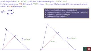 Geometria  Similitudine e triangoli simili rapporto di similitudine  primo biennio [upl. by Ping]