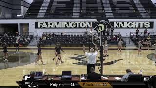 92820 Farmington Knights Volleyball Vs Fredericktown [upl. by Laureen]