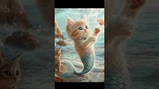 Mermaid catcat catshort cutecat pretty youtubeshorts shortyoutube  Cute kitten1M [upl. by Skelly]