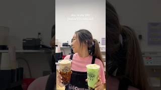 bobarista eraaa🧋dayinthelife vlog work boba bobarista bubbletea donuts seattle summer [upl. by Eitnom]