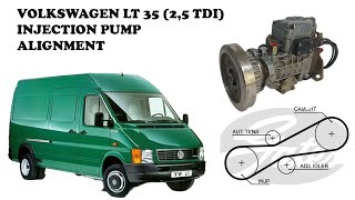 VOLKSWAGEN LT 35 INJECTION PUMP ALIGNMENT [upl. by Samuella]