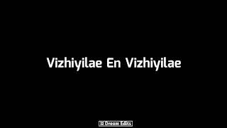 Vizhiyilae en vizhiyilae  Vellithirai  Sad song  Song with lyrics  Black screen  Chitra [upl. by Hamrnand]