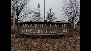 Exploring the Bloomington Cemetery4 cemeterywandering adventuretime [upl. by Airalednac]