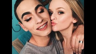 GIRLFRIEND DOES BOYFRIENDS MAKEUP [upl. by Enyalb]