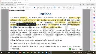 Incisos en la comprensión de textos [upl. by Asiluy]