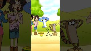 MORDECAI AND RIGBY VS THE SILVERMAN 😱 regularshow shorts [upl. by Yelak133]