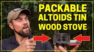 PACKABLE ALTOIDS WOOD STOVE NEW DESIGN [upl. by Ensoll457]