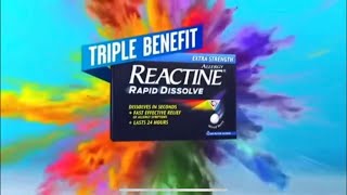 Reactine Rapid Dissolve Commercial 30seconds [upl. by Ecnaralc]