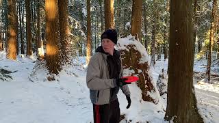 Lake Stevens disc golf course in the snow [upl. by Vange]