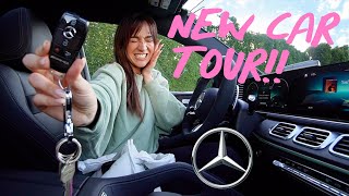 NEW CAR TOUR 2024 Mercedes Benz GLE 53 AMG Vlogmas Day 6 [upl. by Cohla158]