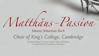 JS Bach Matthäus Passion [upl. by Ylehsa170]