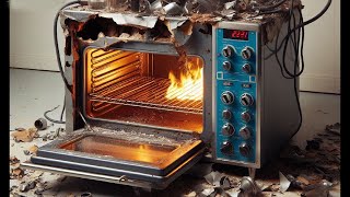 Resurrecting a broken convection oven  Ultimate electronic reconstruction like you never seen [upl. by Redneval]