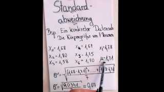 Mittelwert Standardabweichung Varianz  Teil 3 [upl. by Sivle]