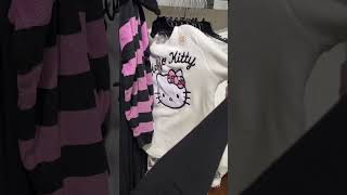 HELLO KITTY PAJAMA PANTS shorts fashion shopping [upl. by Ailes]